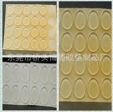 厂家销售3M自粘硅胶垫片 环保耐高温硅胶垫 硅胶脚垫 圆形防震垫