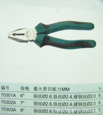 SATA世达工具 8" 钢丝钳 70303A (替代70303,70313)